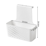 1つの壁掛け式家庭用ゴミ箱、キッチンキャビネットドア用ハンギングバスケット収納ボックス